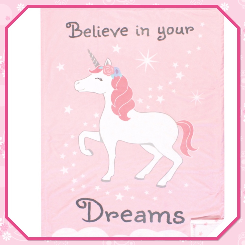 🦄New🦄 Reversible Mink “Unicorn Dreams” Blanket🦄